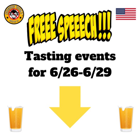 Tasting Events for June 26, 2024 to June 29, 2024