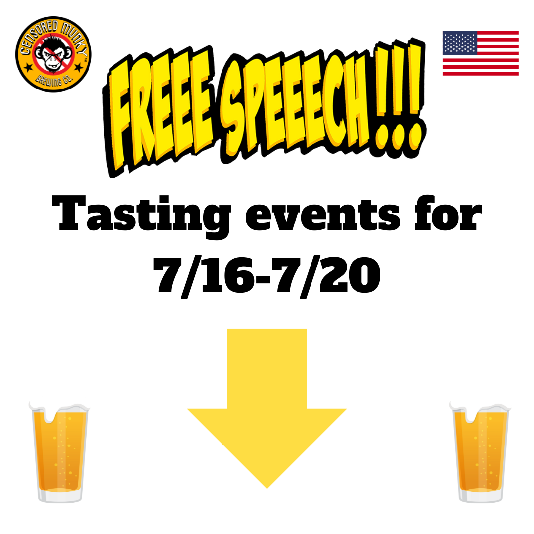 Tasting events for July 16, 2024 to July 20, 2024